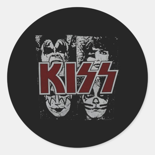 Sticker Rond Kiss (Devant)
