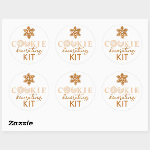 Sticker Rond Kit Décoration Cookie Fête