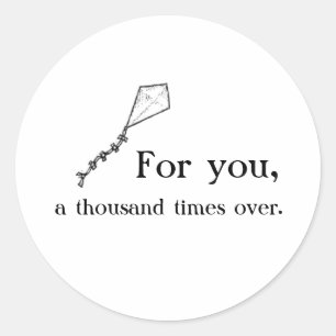 Sticker Rond Kite Runner