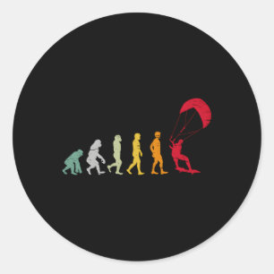 Sticker Rond Kitesurf Kiteboard Board Kitesurfer Kiteboar