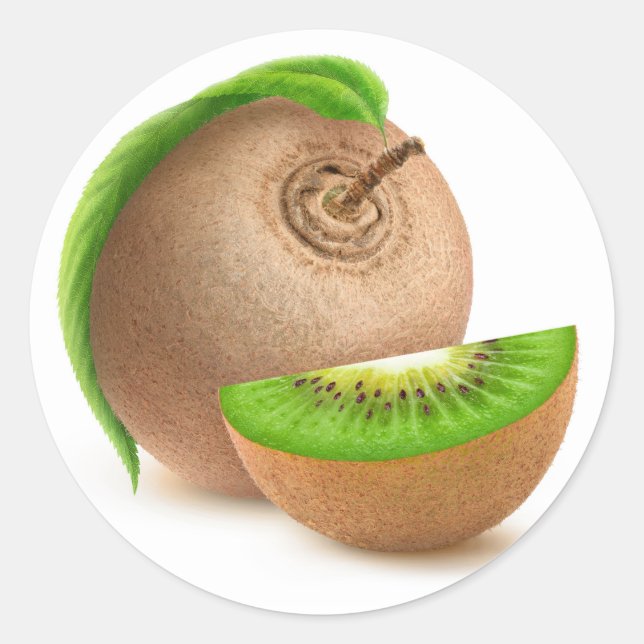 Sticker Rond Kiwi (Devant)