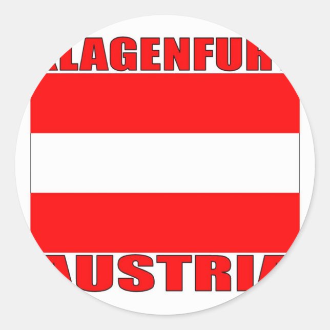 Sticker Rond Klagenfurt, Autriche (Devant)