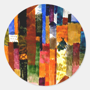 Sticker Rond Klee - Avant la ville