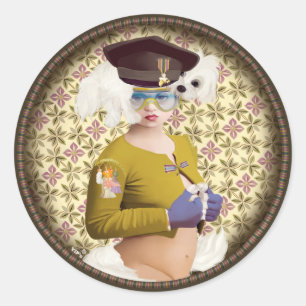 Sticker Rond Klimbim de YIP