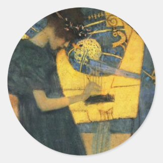 Sticker Rond Klimt