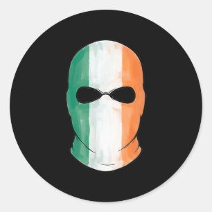 Sticker Rond Kneecap Tricolor Balaclava