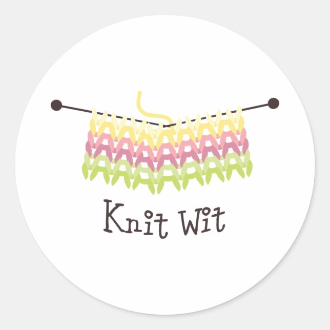Sticker Rond Knit (Devant)