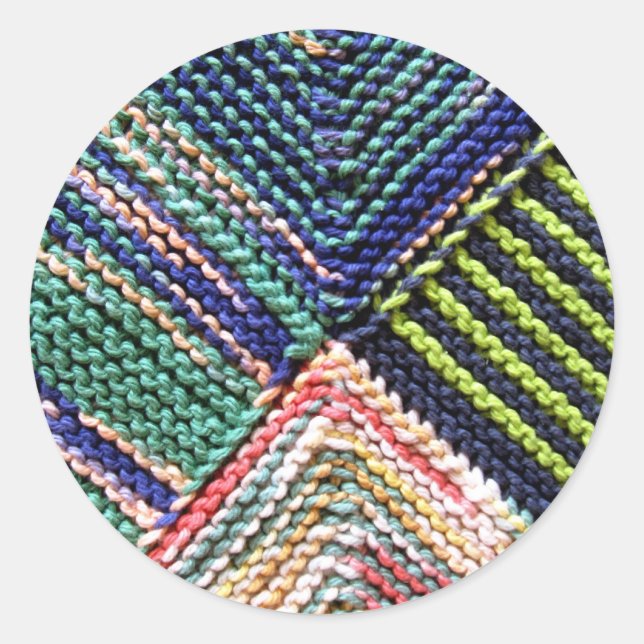 Sticker Rond Knit Artisanware (Devant)