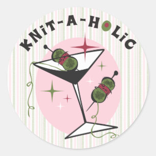 Sticker Rond Knit-Un-Holic
