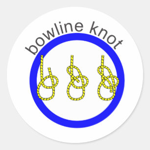 Sticker Rond Knot Bowline
