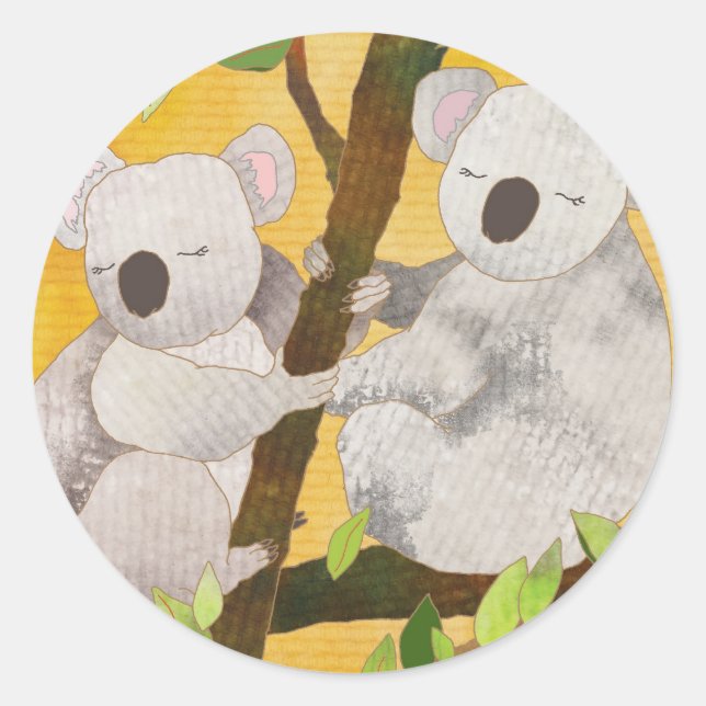 Sticker Rond Koala Bears (Devant)