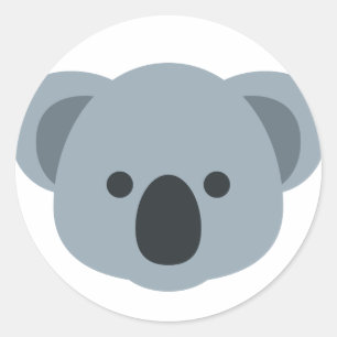 Sticker Rond Koala emoji