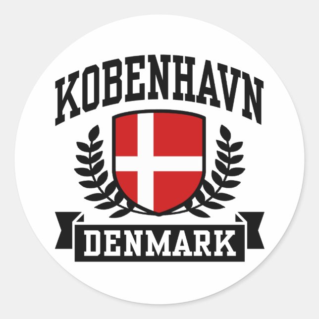 Sticker Rond Kobenhavn (Devant)