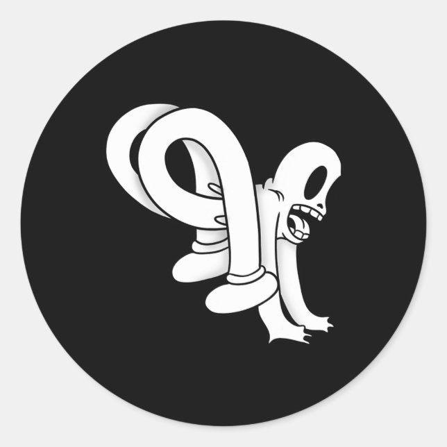 Sticker Rond Koko The Clown Ghost Twistwork (Devant)