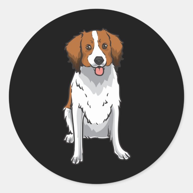 Sticker Rond Kooikerhondje (Devant)