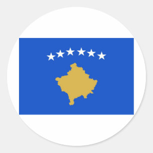 Sticker Rond Kosovo