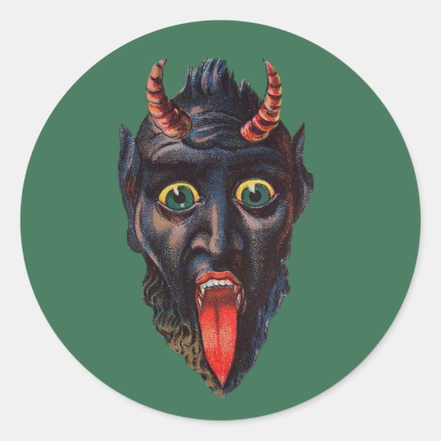 Sticker Rond Krampus (Devant)