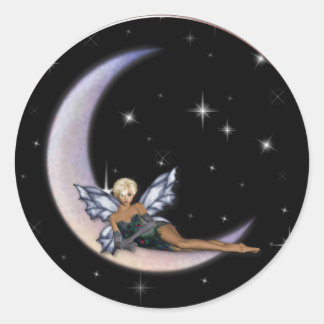 Sticker Rond KRW Moon Faery
