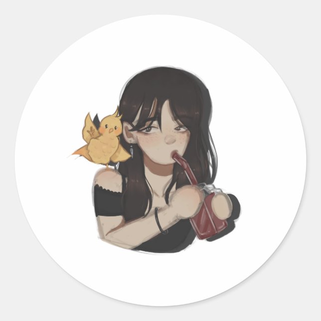 Sticker Rond KT | PDG de Melodream (Devant)