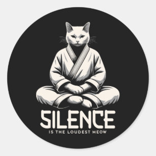 Sticker Rond Kung Fu Kung Fu chinois Kung Fu asiatique Kung Fu