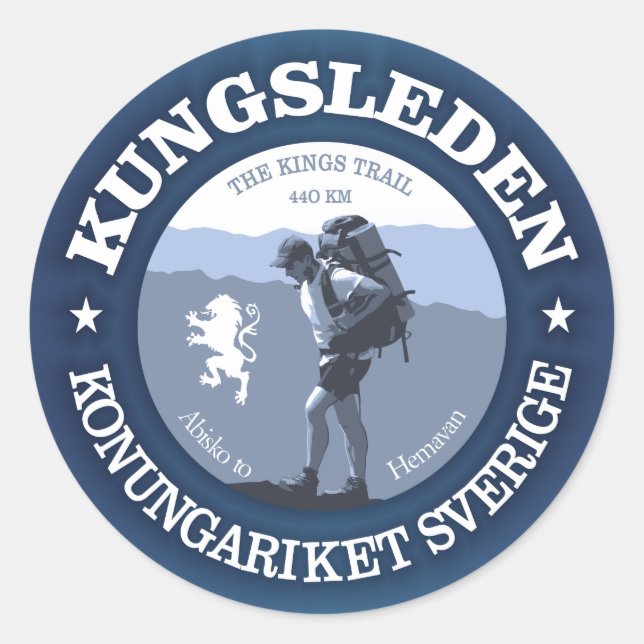Sticker Rond Kungsleden (Devant)