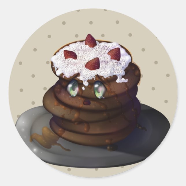 Sticker Rond Kura Pancake (Devant)