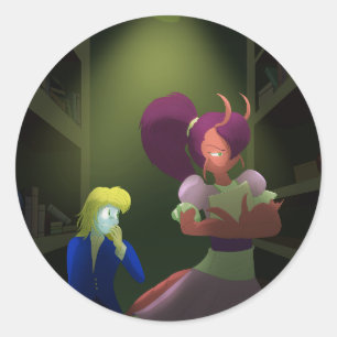 Sticker Rond Kuzoura et la langouste