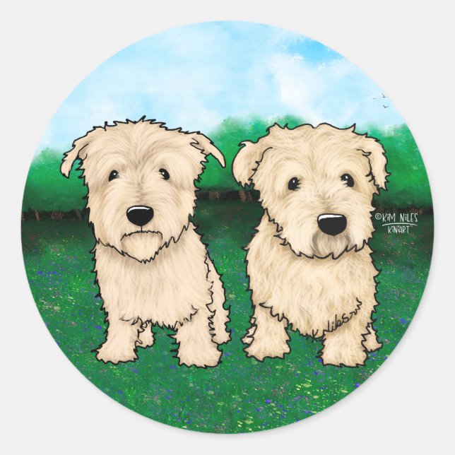 Sticker Rond KW Portrait 2 (Devant)