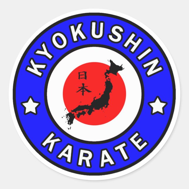 Sticker Rond Kyokushin Karate (Devant)