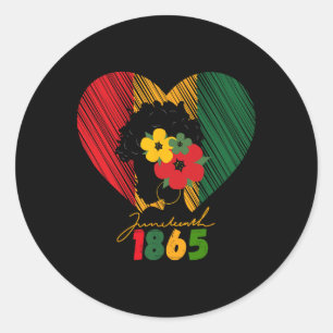 Sticker Rond La 10ème Femme Noire se souvient de mes ancêtres