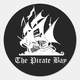 Sticker Rond La baie de Pirate