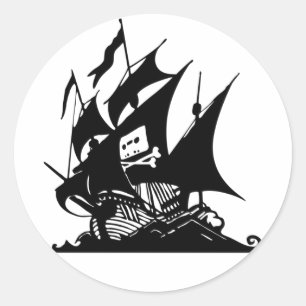 Sticker Rond La baie de Pirate