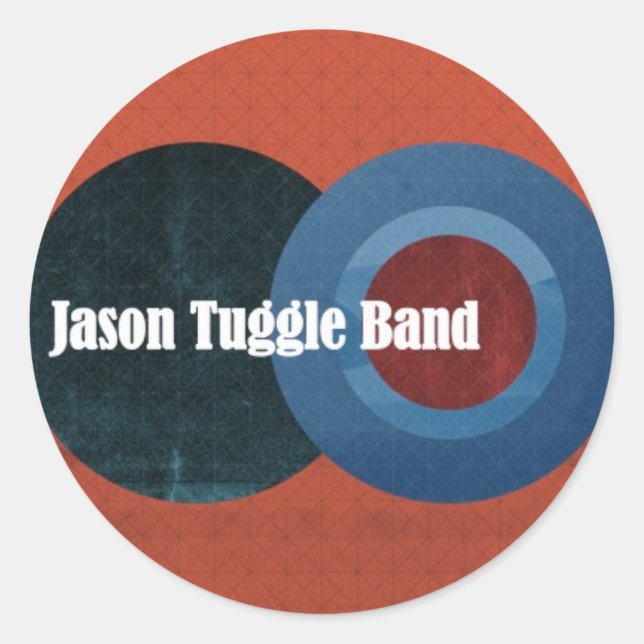 Sticker Rond La bande de Jason Tuggle entoure l'autocollant (Devant)