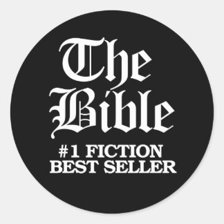 Sticker Rond La Bible : #1 Fiction Meilleur Vendeur