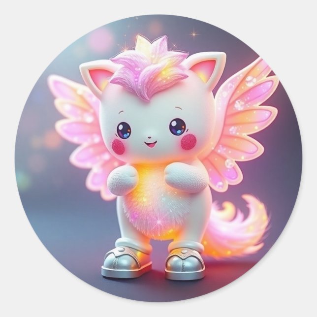 Sticker Rond La Bible Pals #1 - Nini (Pas de texte) (Devant)