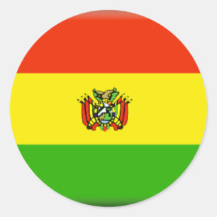 Sticker Rond La Bolivie