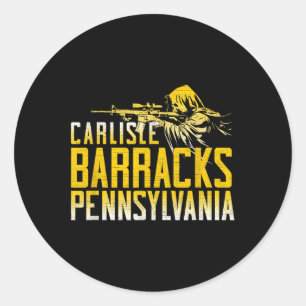 Sticker Rond La Caserne Carlisle À La Maison Du Colonel De Guer