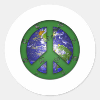 Sticker Rond La coexistence mondiale