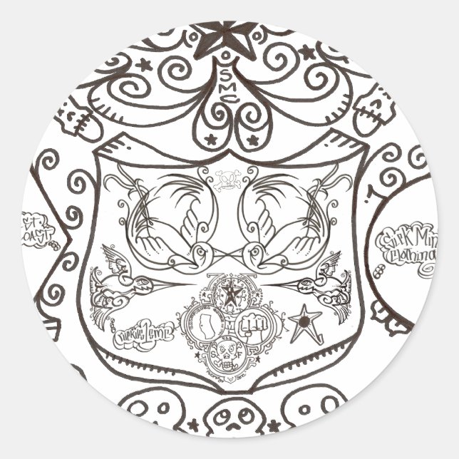 STICKER ROND "LA COLLECTION" (Devant)