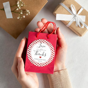 Sticker Rond La collection de Mariages de cartes de jeu Monogra