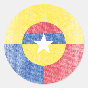 STICKER ROND LA COLOMBIE