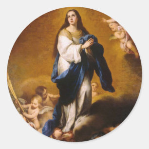 Sticker Rond La conception immaculée