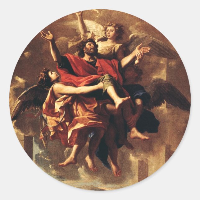 Sticker Rond La Conversion de saint Paul Beaux-Arts (Devant)