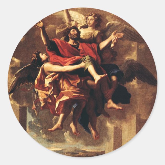 Sticker Rond La Conversion de saint Paul Beaux-Arts (Devant)