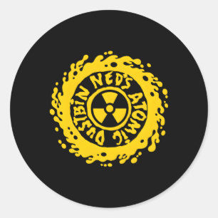 Sticker Rond La Corbeille Atomique De Ned