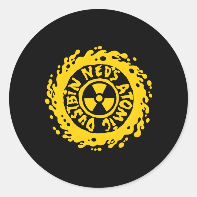 Sticker Rond La Corbeille Atomique De Ned (Devant)