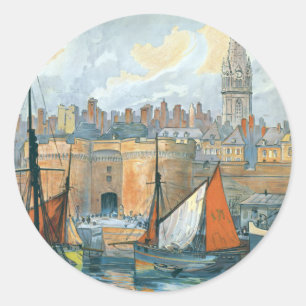 Sticker Rond La Côte d'Émeraude