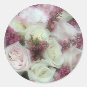 Sticker Rond La crème et pâlissent - des joints d'enveloppe de