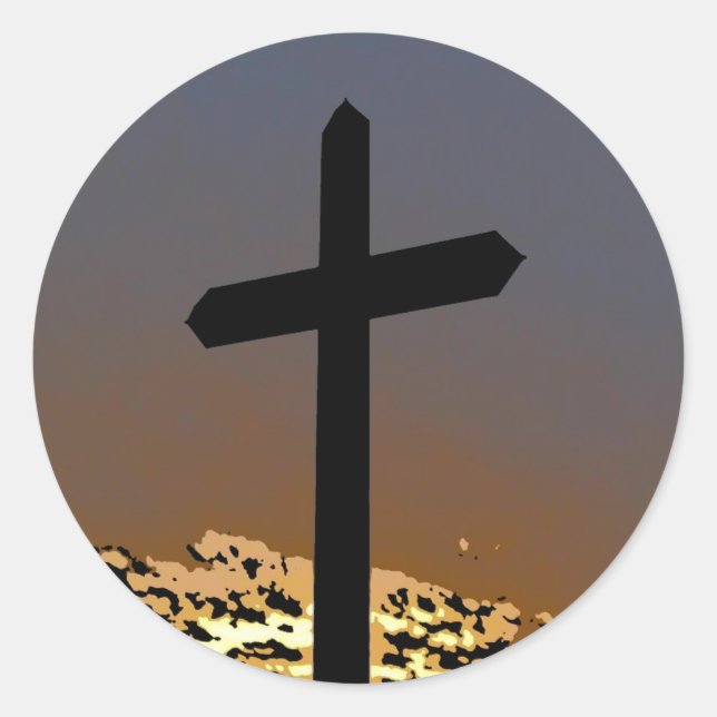 Sticker Rond La Croix (Devant)
