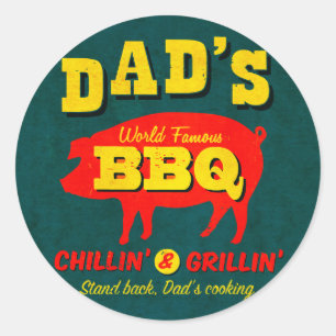 Sticker Rond La Cuisine de papa